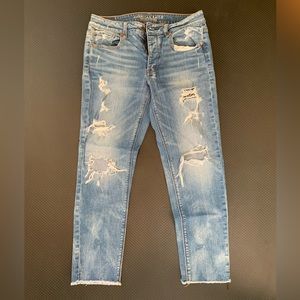 American Eagle Tom Girl Straight Leg Jeans